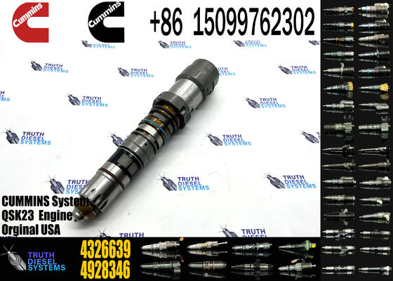 Common rail injector fuel injecto 3766446 4088426 4088427 4928348 4087889 4326639 for QSK23 Excavator QSK23 QSK45 QSK60