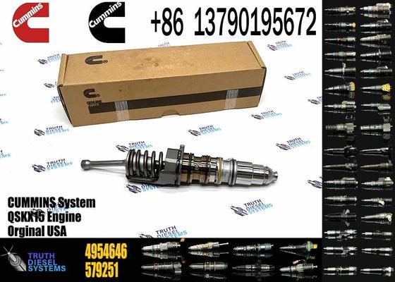 1764365 Genuine Diesel QSX15 Engine Common Rail Fuel Injector 1521978 570016 4954646 4076963 For Scania