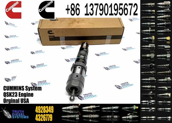 Common rail injector fuel injecto 4326779 4928346 4928349 for QSK23 Excavator QSK23 QSK45 QSK60