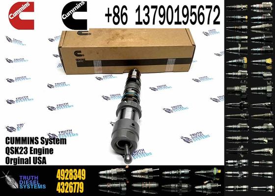 Common rail injector fuel injecto 4326779 4928346 4928349 for QSK23 Excavator QSK23 QSK45 QSK60
