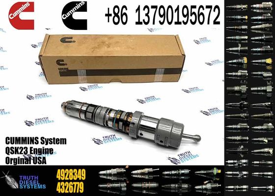 Common rail injector fuel injecto 4326779 4928346 4928349 for QSK23 Excavator QSK23 QSK45 QSK60