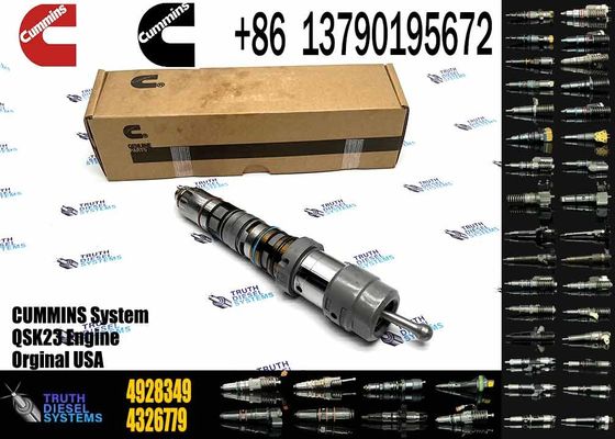 Common rail injector fuel injecto 4326779 4928346 4928349 for QSK23 Excavator QSK23 QSK45 QSK60
