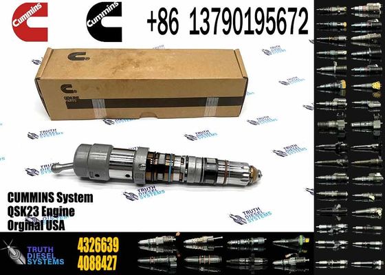 Original Genuine Engineering machinery dump truck Fuel Injector 4326639 4954801 4921360 4088430 for K78 QSK78 Engine
