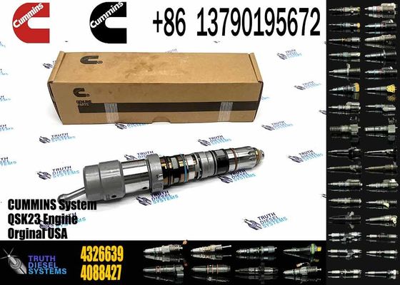 Original Genuine Engineering machinery dump truck Fuel Injector 4326639 4954801 4921360 4088430 for K78 QSK78 Engine
