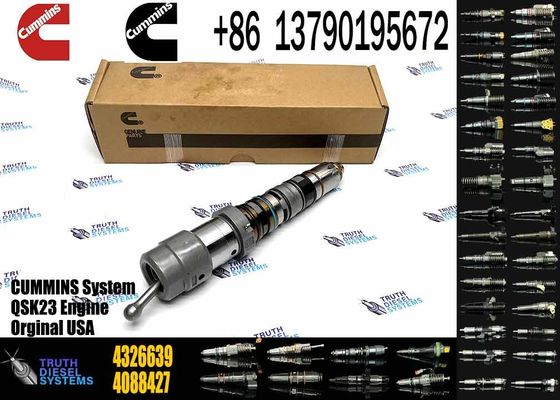 Original Genuine Engineering machinery dump truck Fuel Injector 4326639 4954801 4921360 4088430 for K78 QSK78 Engine