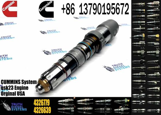 Original Genuine Engineering machinery dump truck Fuel Injector 4326639 4954801 4921360 4088430 for K78 QSK78 Engine