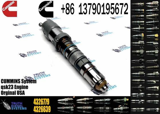 Original Genuine Engineering machinery dump truck Fuel Injector 4326639 4954801 4921360 4088430 for K78 QSK78 Engine