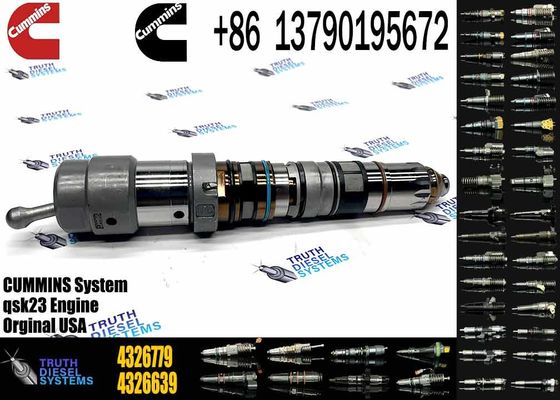 Original Genuine Engineering machinery dump truck Fuel Injector 4326639 4954801 4921360 4088430 for K78 QSK78 Engine