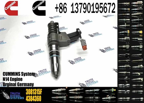 Auto Parts Common Rail Diesel Fuel Injector 3411760 3081315F 3409975 For Cummins QSN14 N14
