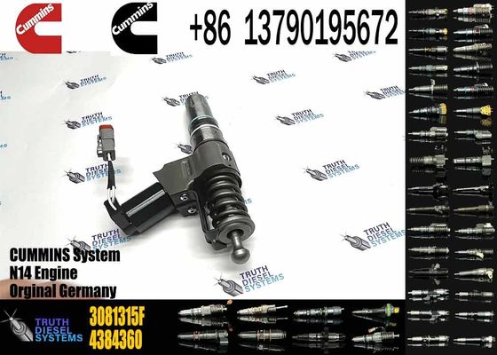 Auto Parts Common Rail Diesel Fuel Injector 3411760 3081315F 3409975 For Cummins QSN14 N14