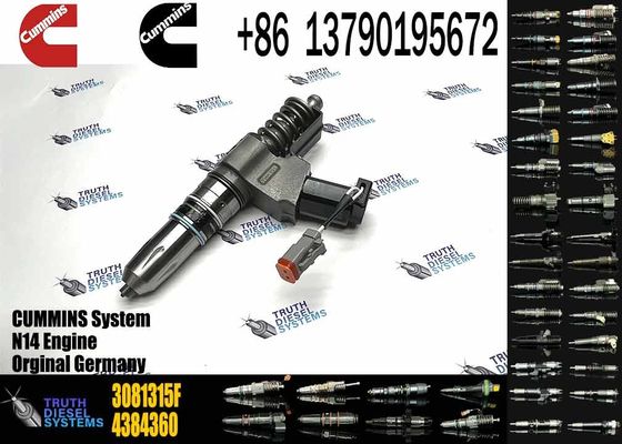 Auto Parts Common Rail Diesel Fuel Injector 3411760 3081315F 3409975 For Cummins QSN14 N14