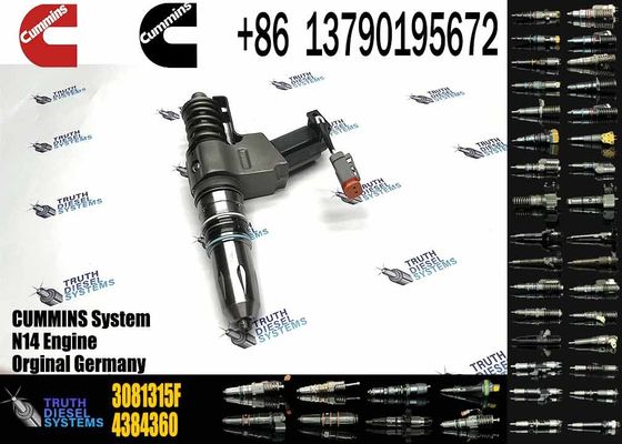 Auto Parts Common Rail Diesel Fuel Injector 3411760 3081315F 3409975 For Cummins QSN14 N14