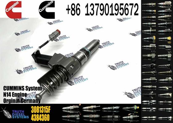 Auto Parts Common Rail Diesel Fuel Injector 3411760 3081315F 3409975 For Cummins QSN14 N14