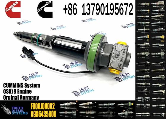 Common Rail Fuel Injector 288-2078 2882078 F00BJ00002 F00BJ00003 for Cummins QSK19 QSK60 Engine
