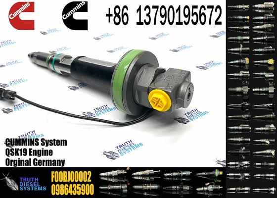 Common Rail Fuel Injector 288-2078 2882078 F00BJ00002 F00BJ00003 for Cummins QSK19 QSK60 Engine