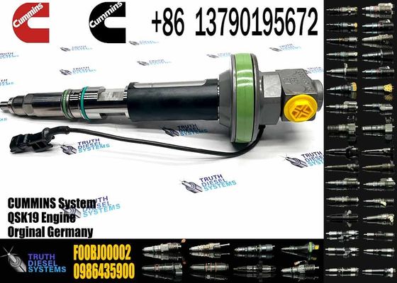 Common Rail Fuel Injector 288-2078 2882078 F00BJ00002 F00BJ00003 for Cummins QSK19 QSK60 Engine