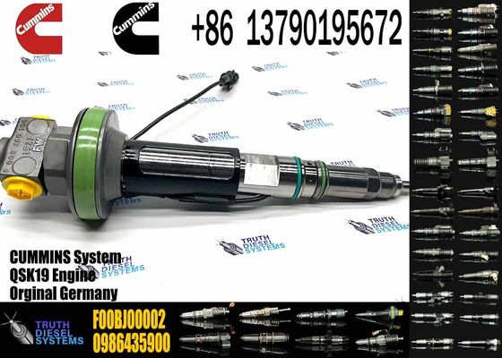 Common Rail Fuel Injector 288-2078 2882078 F00BJ00002 F00BJ00003 for Cummins QSK19 QSK60 Engine
