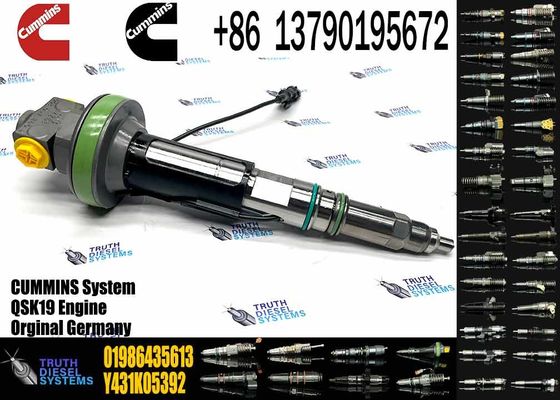 Common Rail Fuel Injector 288-2078 2882078 F00BJ00002 01986435613 for Cummins QSK19 QSK60 Engine