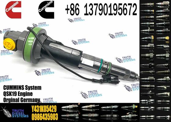 High Quality Common Rail Diesel Fuel Injector Y431K05429 4964170 For Cummins QSK19 QSK38 QSK60