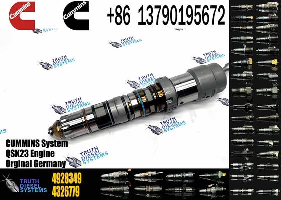 Common rail injector fuel injecto 4326779 4928346 4928349 for QSK23 Excavator QSK23 QSK45 QSK60