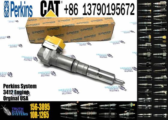 1563895 1697408 Engine Parts Fuel Injector 156-3895 169-7408 171-9704 For CAT Caterpillar 3412 1719704 engine