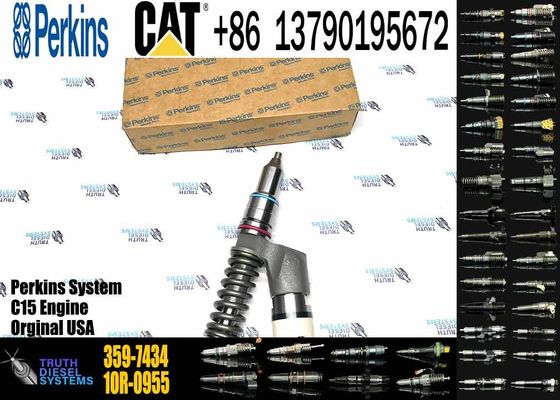 Diesel Engine Injector 359-7434 1OR-0955 10R-0959 1OR-1000 10R-3263 355-6110 For Caterpillar C18 C15 Common Rail