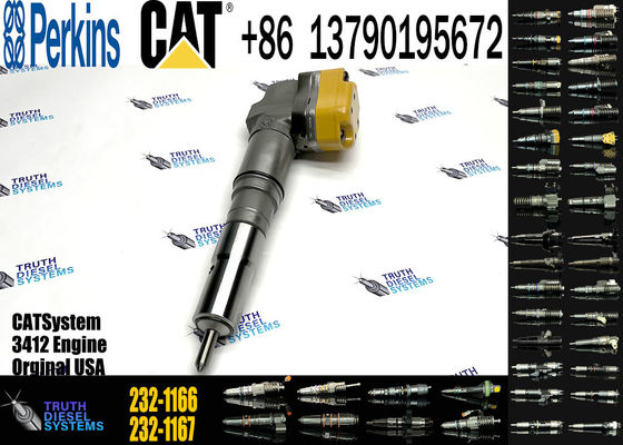 High Quality New Diesel Common Rail Fuel Injector 232-1166 20R-5392 232-1168 Engine Parts For CAT Caterpillar 3412