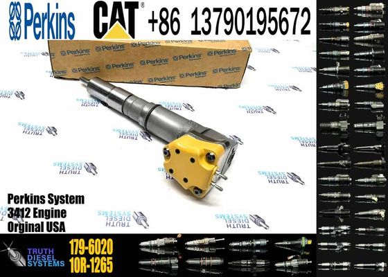 Fuel Injector 179-6020 3412E Diesel Engine Parts Injectors 1796020 for CAT 631G 637G 769D 771D D9R