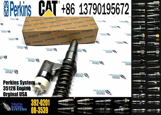 CAT 3512B 3516B Fuel Injector 392-0201 392 0201 Common Rail Fuel Injector for Caterpillar Excavator Dozer Diesel Engine Parts