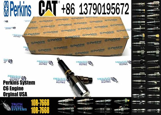 Fuel Injector 10R7668 10R-7668 Compatible with Caterpillar C6.6 Engine Excavator