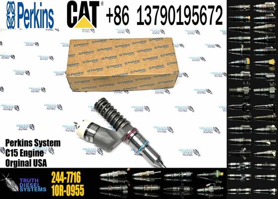 Factory supply 244-7716 249-0709 10R-1273 common rail injector 2447716 2490709 10R1273 diesel fuel injector for excavator