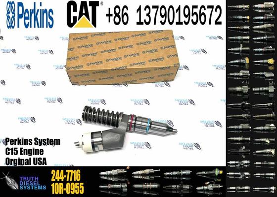 Factory supply 244-7716 249-0709 10R-1273 common rail injector 2447716 2490709 10R1273 diesel fuel injector for excavator