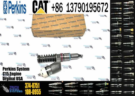 Construction Machinery Parts 374-0751 20R-2285 Common Rail Fuel Injector for Caterpillar C15 Excavator Engine