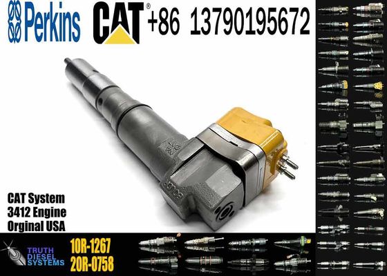 Original Fuel Injector Iveco Common Rail Injector 232-1171 10R-1267 138-8756 for Caterpillar TRUCK 773D 773B 775B 3412 Engine