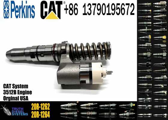 CAT Fuel Injector 392-0226 20R-1262 Common Rail Fuel Injector 392 0226 20R 1262 for Caterpillar 5130 5230 Diesel Engine Parts