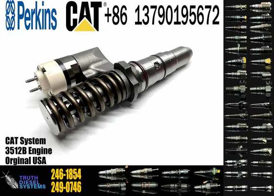 246-1854 2461854 Diesel Fuel Injector for Caterpillar CAT 3508C 3512C 10R-7238 Common Rail Injection Valves