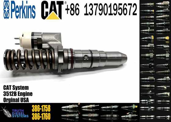 Diesel Common Rail Diesel Fuel Injector 386-1758 3861758 20R-1270 for Caterpillar CAT 3506 3508 3512 3516 3524 Diesel Engine