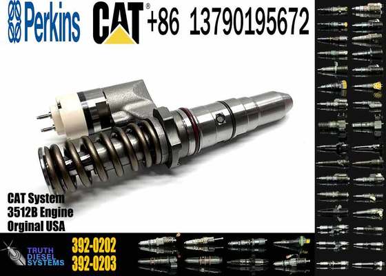 Excavator Parts 392-0202 Fuel Injector 3920202 20R-1266 20R1266 for CAT 793C 793D 3516B 3512B Series