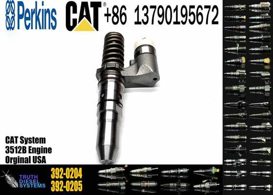 392-0204 3920204 Diesel Fuel Injector for Caterpillar CAT 3508 3512 3516 3508B 3516B 20R-1268 Common Rail Injection Valves