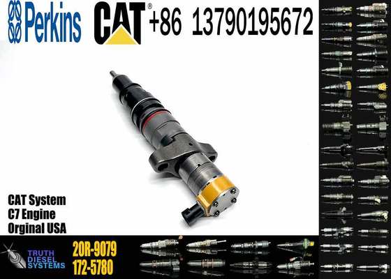 Gouda New 324D 325D 329D Excavator C7 Diesel Engine Fuel Injector 20R-9079 557-7627 5577627 for CAT