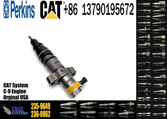235-9649 Fuel Injector 235-9649 Excavator Parts Injector 553-2592 328-2577 387-9437 20r-9433 235-5261 For Cat C9 Engine