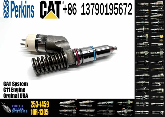 Excavator Spare Parts C11 Engine Fuel Injector 249-0712 253-1459 Construction Machinery Injector Assy