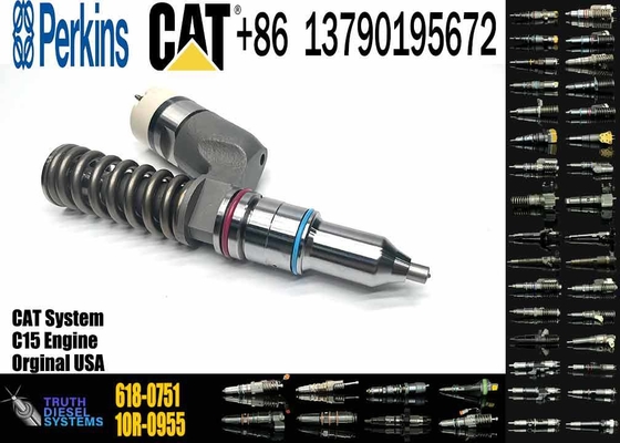 1 Year Warranty New-tec Factory Sale 374-0751 30R-0004 618-0751 20R-2285 Excavator Fuel Injector for CAT C27 100% Test