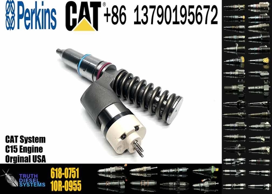 1 Year Warranty New-tec Factory Sale 374-0751 30R-0004 618-0751 20R-2285 Excavator Fuel Injector for CAT C27 100% Test