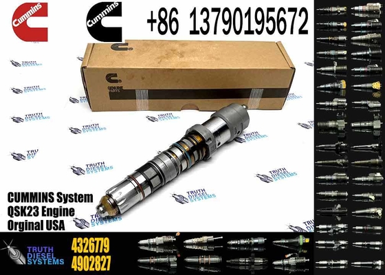 4928260 for Cummins Truck Diesel Common Rail Fuel Injector Auto Engine Parts 4317224 4326779 4902827 QSX15 ISX15