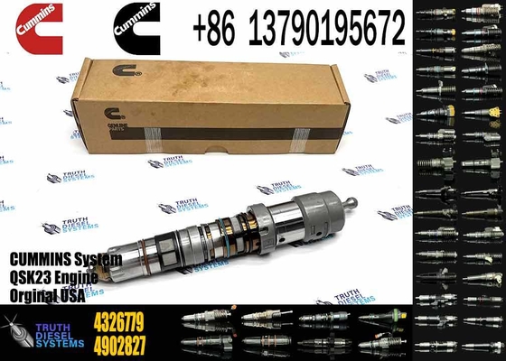 4928260 for Cummins Truck Diesel Common Rail Fuel Injector Auto Engine Parts 4317224 4326779 4902827 QSX15 ISX15