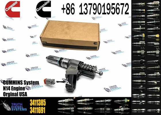 DSGENUINE High Performance N14 diesel Engine Fuel Injector Common Rail Injector 3411385 3411767