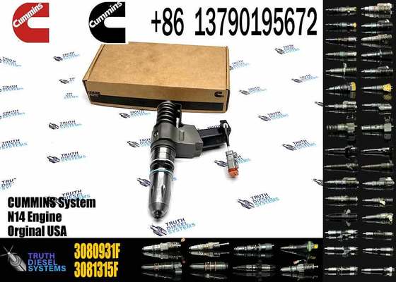 Construction Machinery PartsFuel Injector for N14 Diesel 3080931F 3087558F 4307795 6087807 for CUMMINS Diesel Engine
