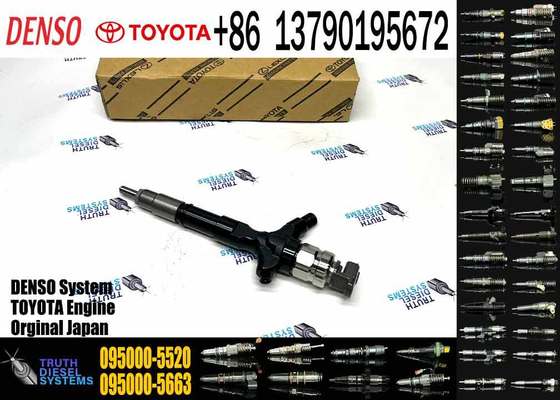 23670-39276 23670-39235 23670-30100 095000-5520 095000-5930 095000-6190 Fuel Injector for Denso Toyota Hilux Hiace 2KD 4WD D4D