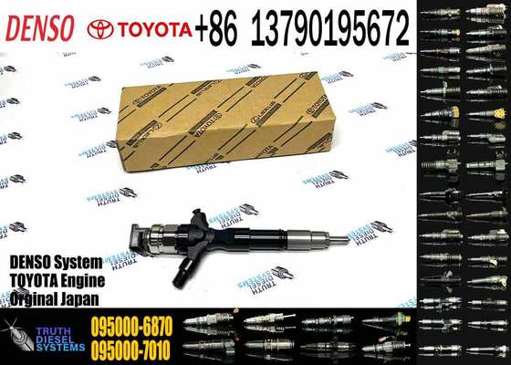 095000-6870 23670-39155 Diesel Fuel Injector for Toyota Landcruiser Prado 3.0 D Daihatsu Delta 1KD-FTV Diesel Engine